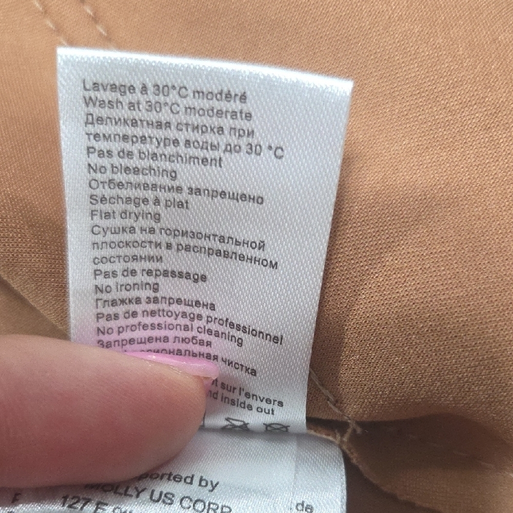 Molly Bracken Beige Decorative Button-Front Blazer New Without Tag Sz M - Picture 6 of 10